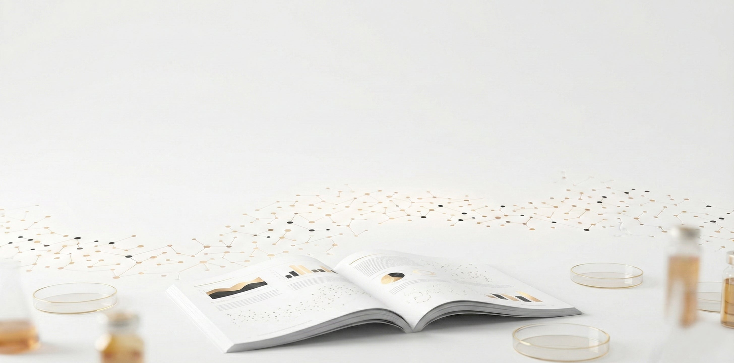 Banner paper: “Ilustración editorial: paper y microbiota intestinal.”