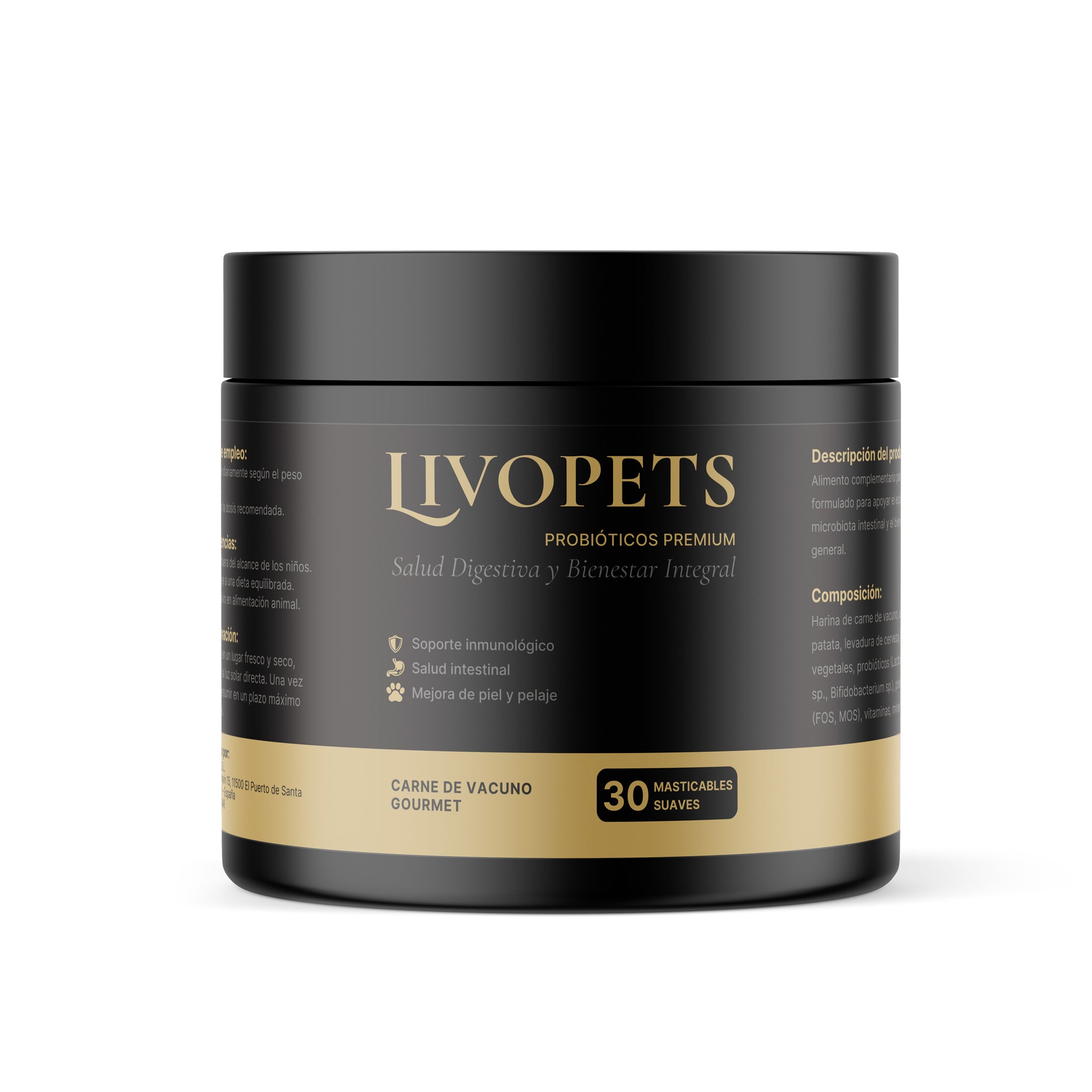 Probiótico para perros (30 días) | Apoyo digestivo y defensas | Livopets