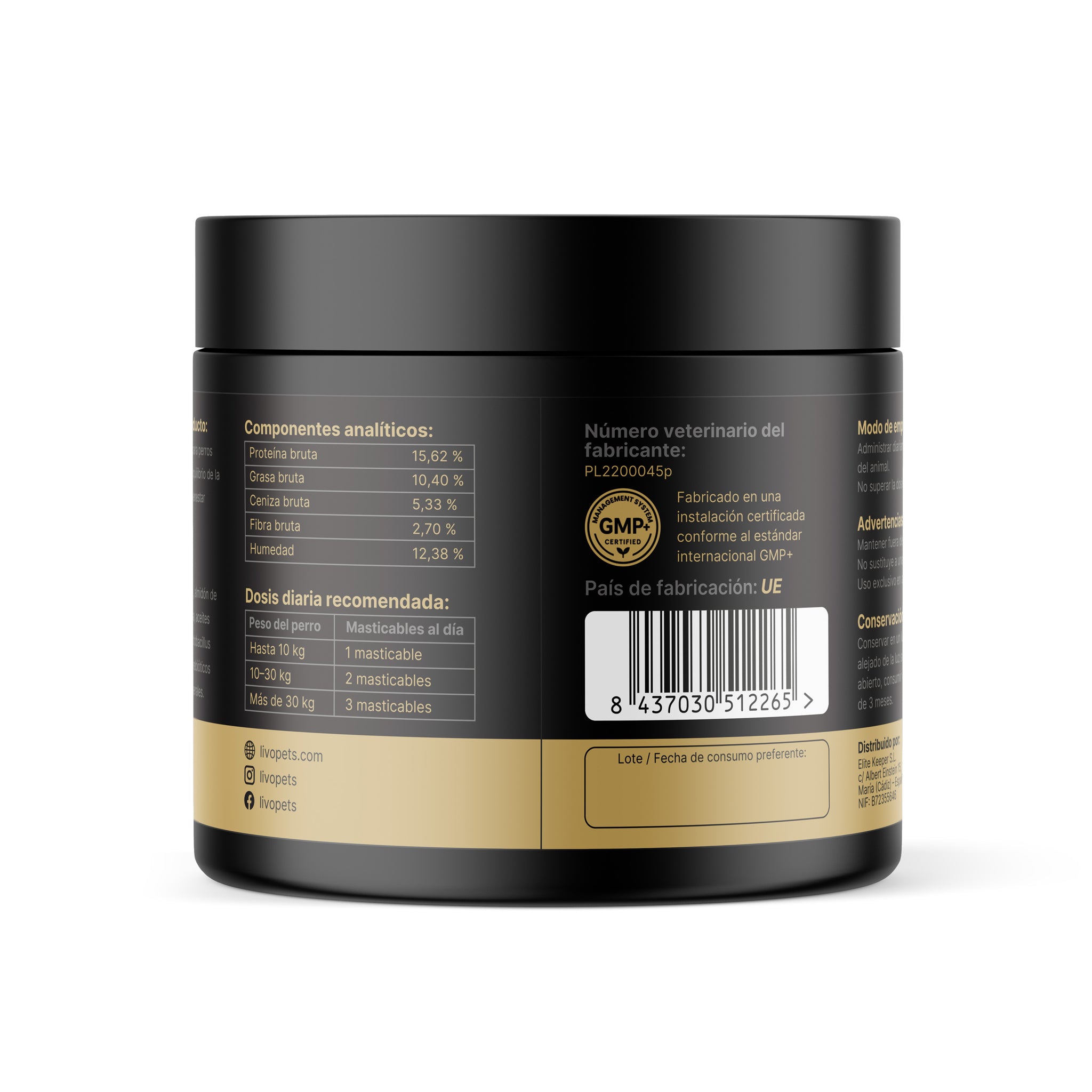 Probiótico para perros (30 días) | Apoyo digestivo y defensas | Livopets